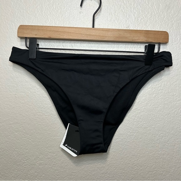 Fabletics Other - NWT Fabletics Black Cheeky Bikini Swim Bottoms Size Medium